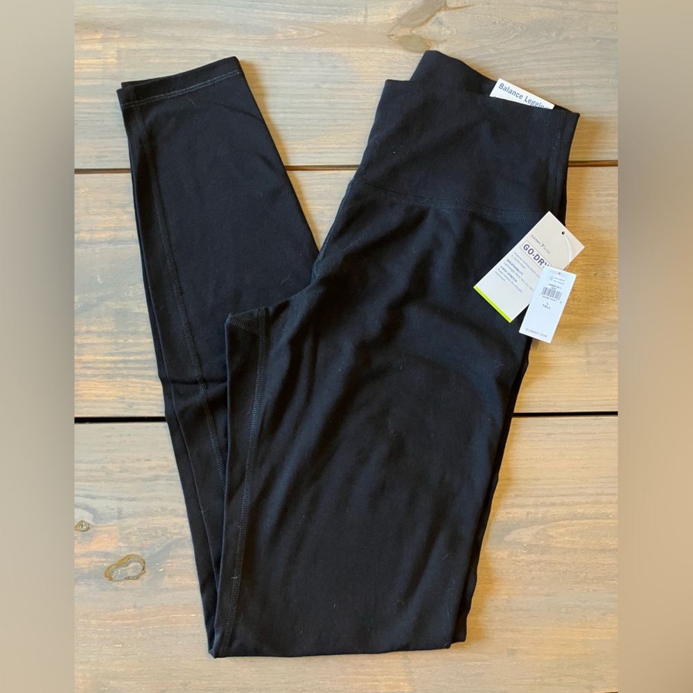 Old Navy Active Go-Dry Black Balance Leggings - Size LARGE TALL